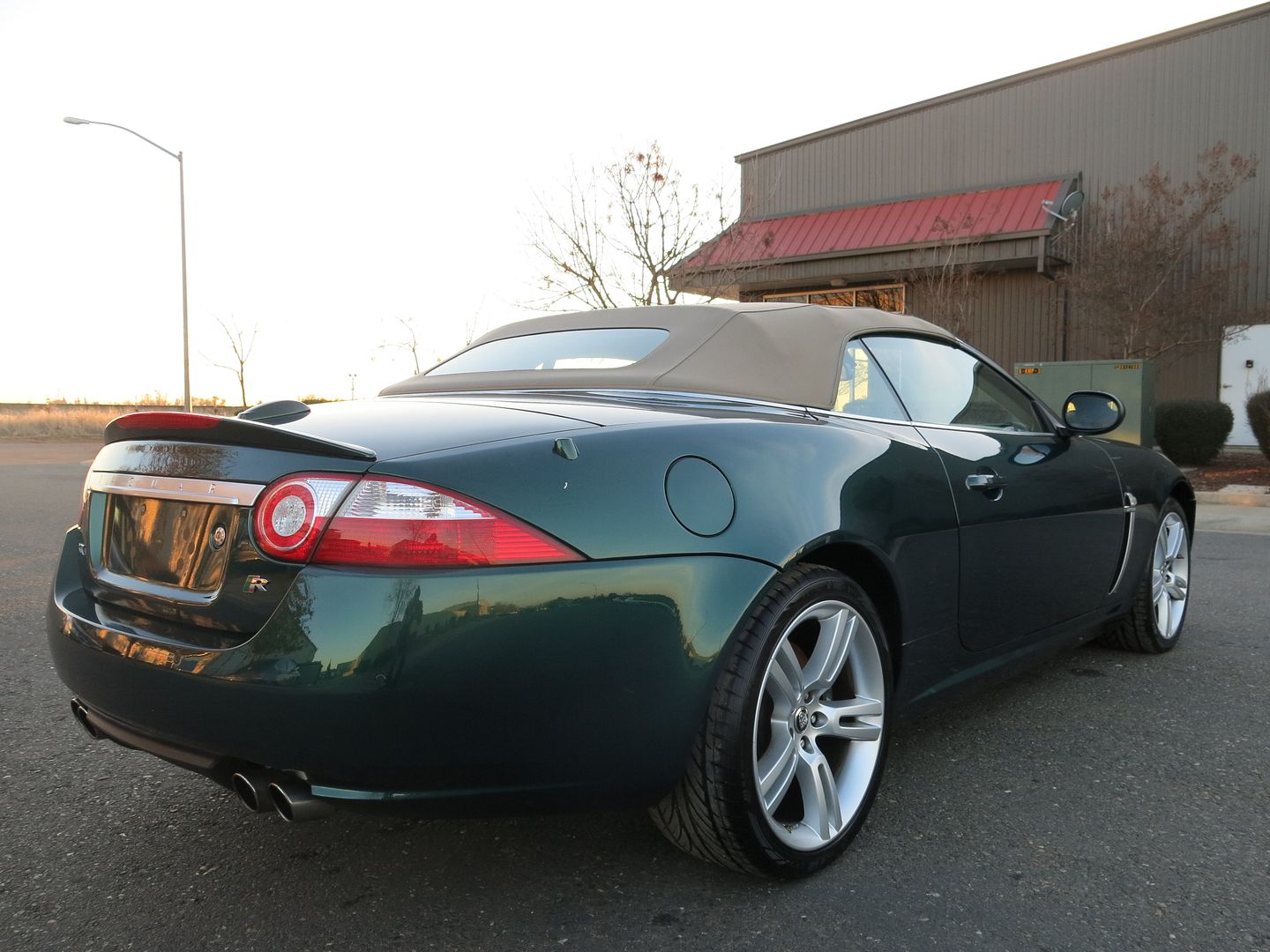 Find used 2007 Jaguar XKR Supercharged convertible damaged rebuildable